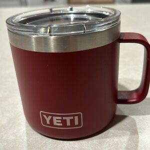 Yeti 14 oz Rambler Stainless Steel Mug Cup and Lid